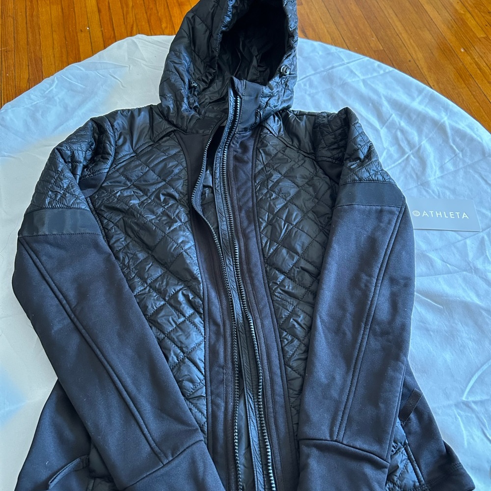 Athleta Black Quilted Men's Jacket